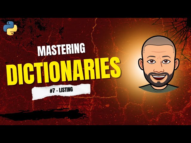 Python Dictionary Mastery for Beginners - #7 List Contacts (Loop & Format)