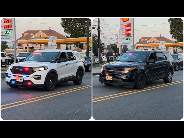 Two Unmarked Paterson Police Units Responding Code 3 8/8/26