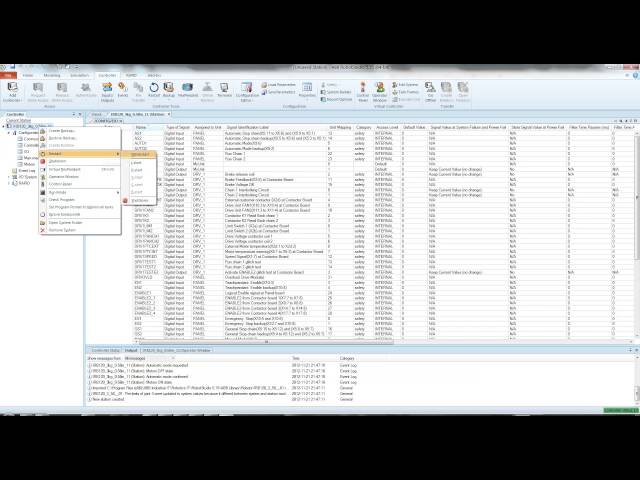 How to configure I/O for a robot controller system in RobotStudio