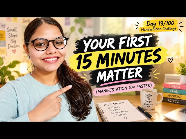 Stop Checking Your Phone in the Morning! Try This 15-Minute Manifestation Routine