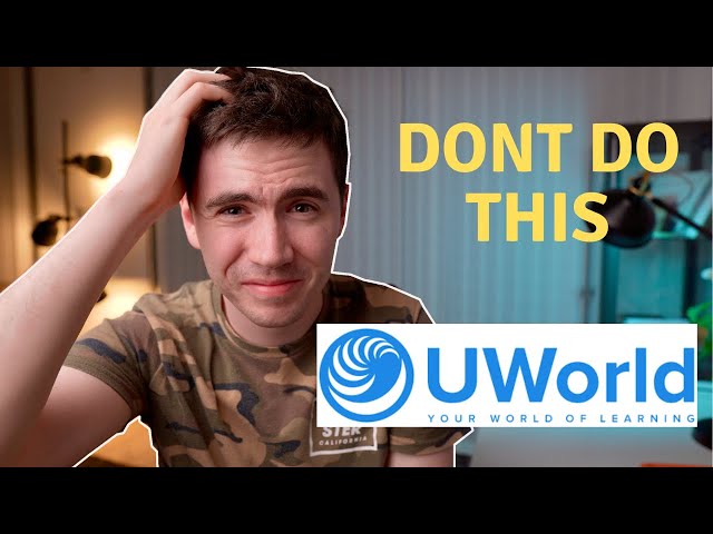 Watch this BEFORE starting Uworld - My 8 Biggest Mistakes