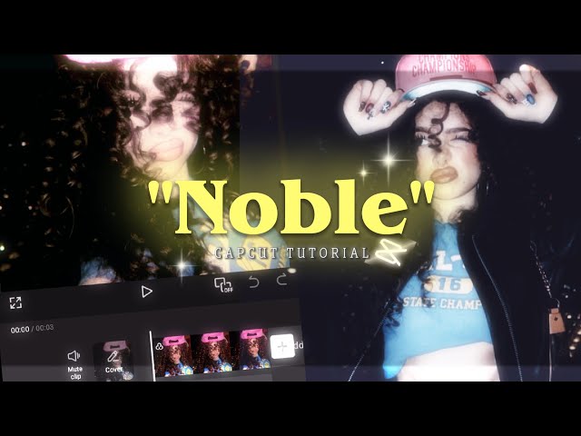 "NOBLE" Tiktok trend edit TUTORIAL in CAPCUT   #edit #capcut #tending #tutorial #viral #tiktok