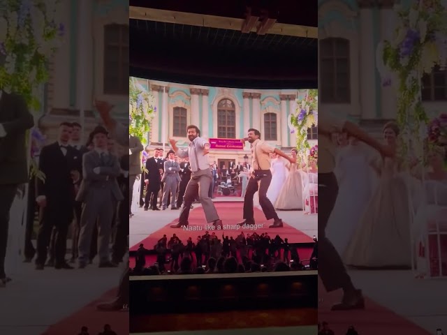 "Naatu Naatu" celebration during the screening of RRR
