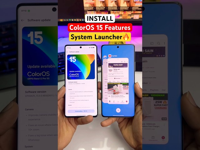 Install Oppo ColorOS 15 Launcher New Update Features🔥