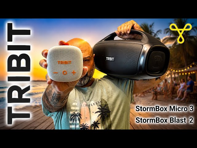 TRIBIT StormBox Micro 3 & StormBox Blast 2  l Bluetooth Speakers for Party, Beach & Outdoor 🔊🔥