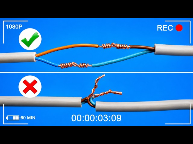 Best Way to Twist Electrical Wires Like a Pro | Proper Electrical Joint Tutorial
