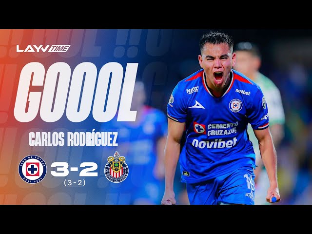 ¡Gol de Charly Rodríguez! Gol que LIQUIDA | Cruz Azul esta en SEMIFINALES Cruz Azul 3 - 2 Chivas