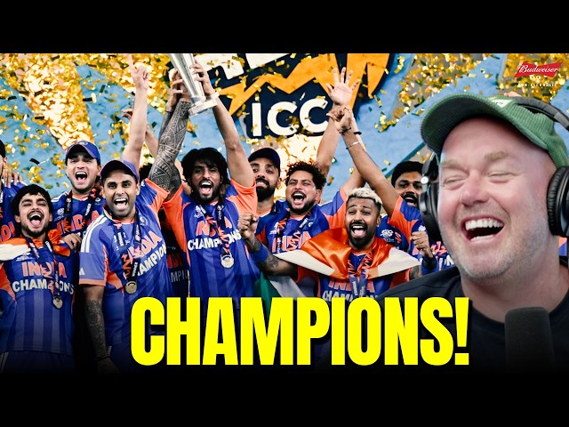 INDIA WIN THE WORLD CUP FINAL!!!| IND v NZ | T20 World Cup