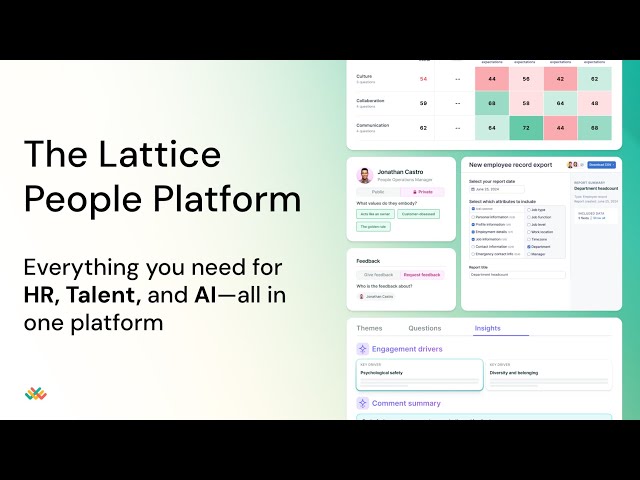 Lattice Platform Product Walkthrough