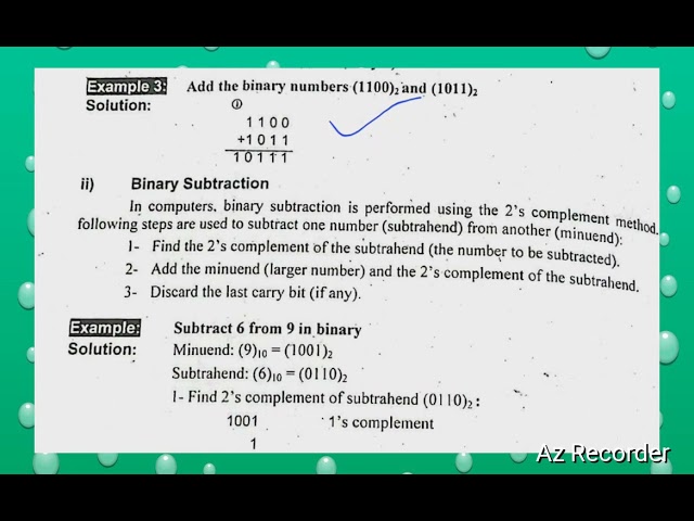 Encoding schemes ascii ,unicode,1st complement,2nd complement,binary arithmatic operations