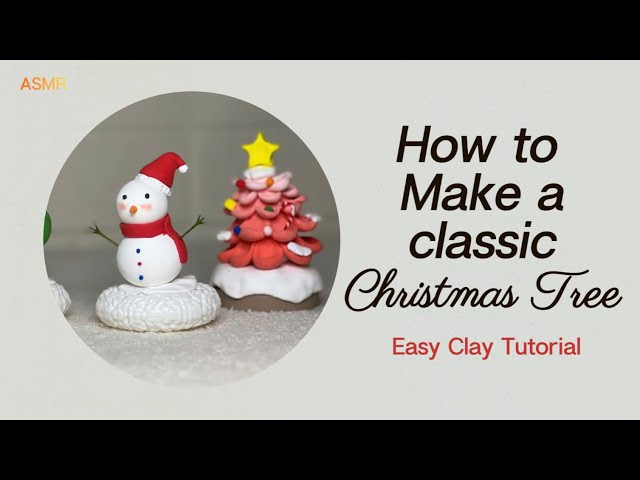 How to Make a Classic Christmas Tree | Easy Clay Tutorial