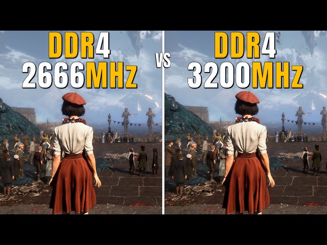 DDR4 2666Mhz vs 3200Mhz Ram Comparison | Is Faster RAM Worth It? 🤔