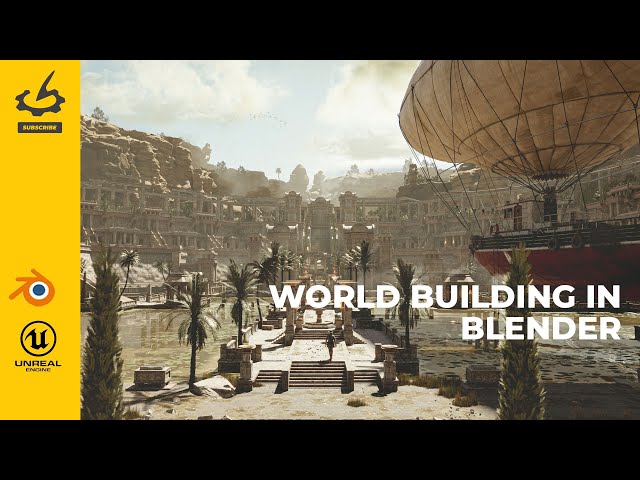 World Building in Blender with KitBash3D's Secrets of the Luminara