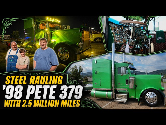 Steel-Hauling ’98 Peterbilt 379 With 2.5 Million Miles