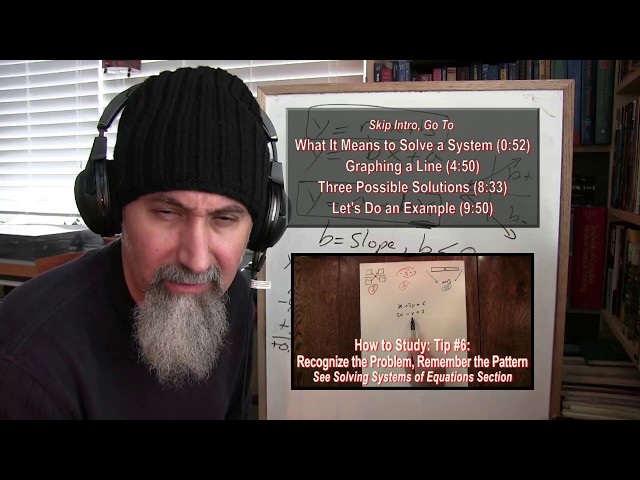 Solving Systems of Linear Equations, Graphically and Algebraically [ASMR Math]