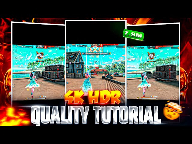 Free Fire 4K Ultra Quality Tutorial 🤯 || How to Get PC-Like Quality in Free Fire 🔥