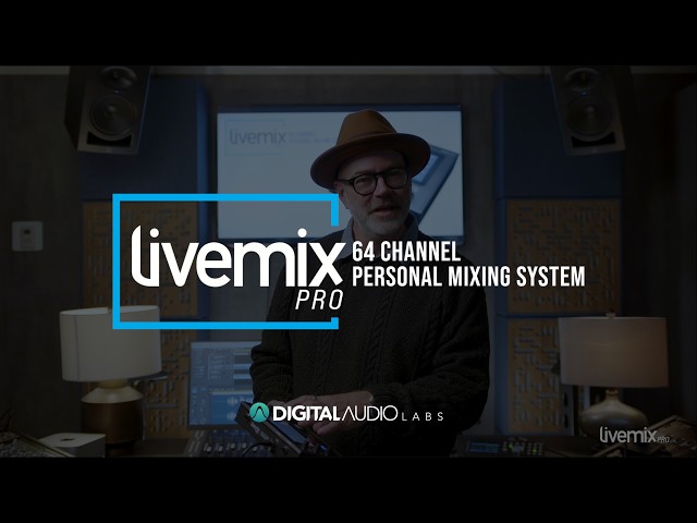 Everything you want to know about the 64 channel Livemix Pro personal monitor system