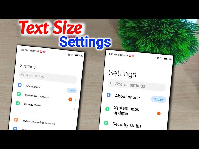 Text size kaise badhaye | Mobile ka word kaise bada kare | Mobile ka akshar kaise bada kare