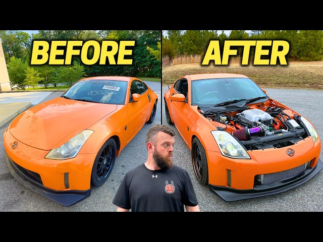 We HELLCAT Swapped A Nissan 350Z! | FULL BUILD