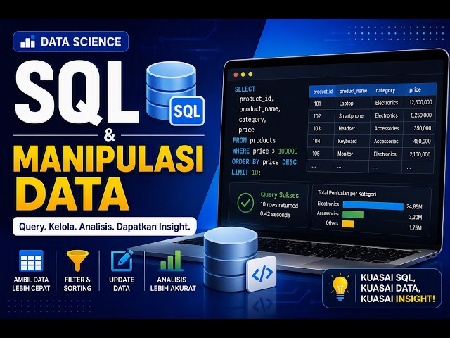 🔴SQL Deep Dive #01 | SQL & Data Manipulation