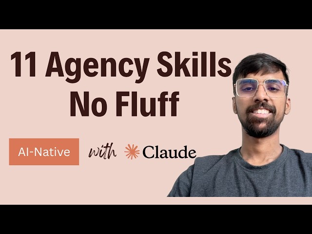 Scaling to $30k/m: The 11 Claude Code Skills I Actually Use