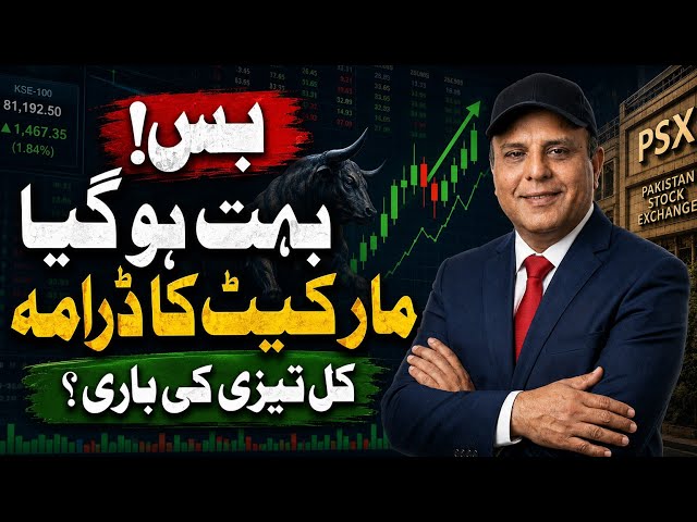 PSX Tomorrow: Big Rally Coming? | Pakistan Stock Market Analysis