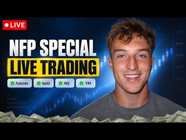 🟢NFP Special Live Trading NQ/ES/GOLD | DodgysDD Live