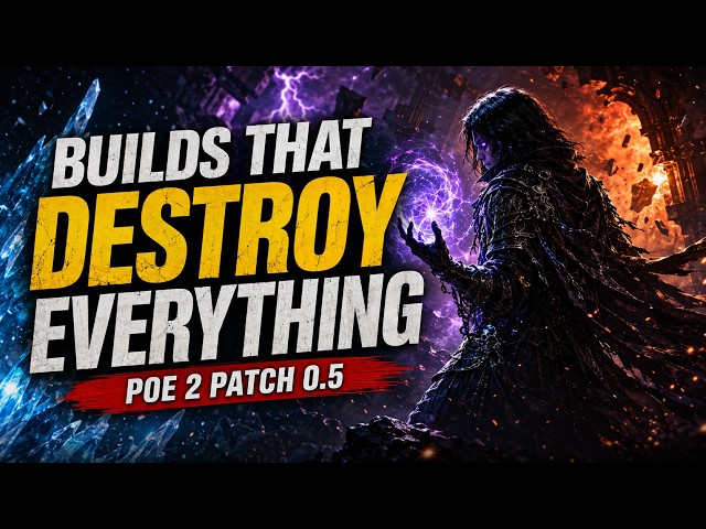 TOP 3 BEST BUILDS THAT DESTROY EVERYTHING | POE 2 PATCH 0.5