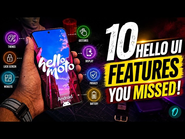Top 10 Hello UI Features You Should Know! | Motorola Tips, Tricks & Hidden Features