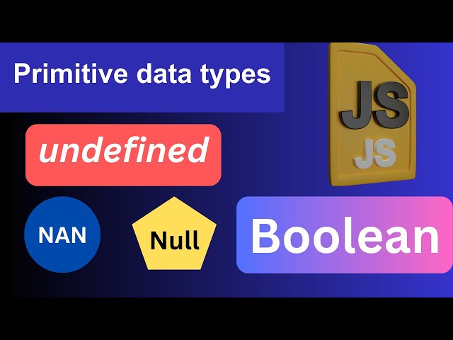 Primitive types| what is NaN | what is null |  what is undefine | what is Boolean  in  javascript