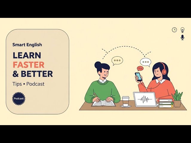 Smart English Learning Tips – How to Learn Faster and Better | English Podcast
