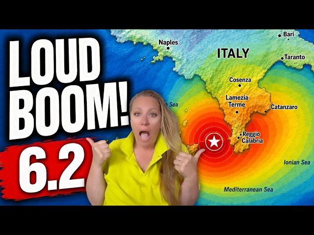 STRONG Earthquake scares ITALY - Felt as far as Campi Flegrei and Vesuvius !