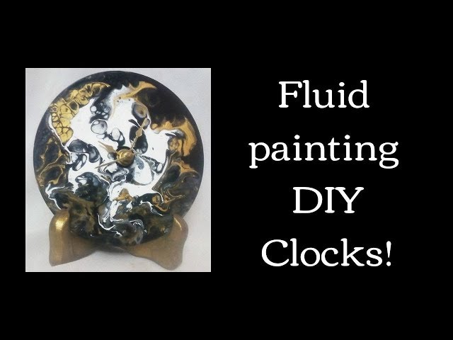 Waste Cd crafts | Acrylic pour for beginners | Handmade gifts | Recycled Clocks |