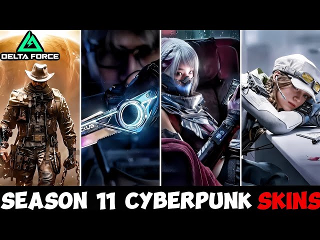 NEW Cyberpunk Skins Coming in Delta Force Season 11.