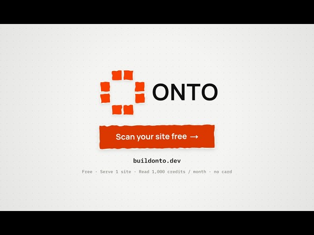 Your website, as AI agents read it | Onto