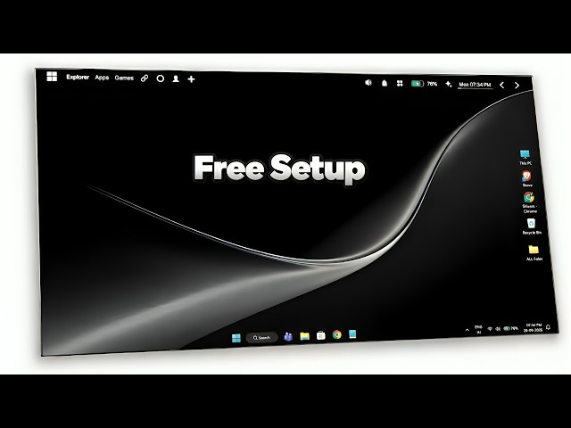Make Your Windows Desktop Look CLEAN & PREMIUM 🔥 | 4K Wallpaper +  | Dev eX |@GoogleIndia
