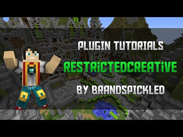 Minecraft Plugin Tutorials - RestrictedCreative