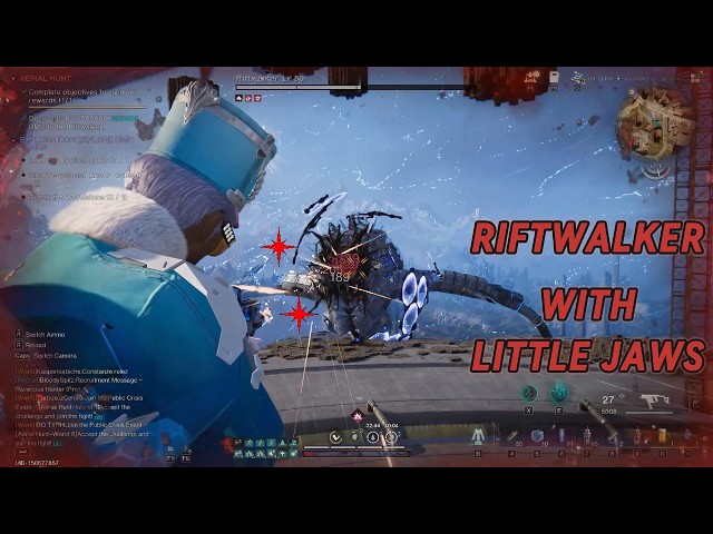 Once Human RIFTWALKER WITH LITTLE JAWS!! #oncehuman