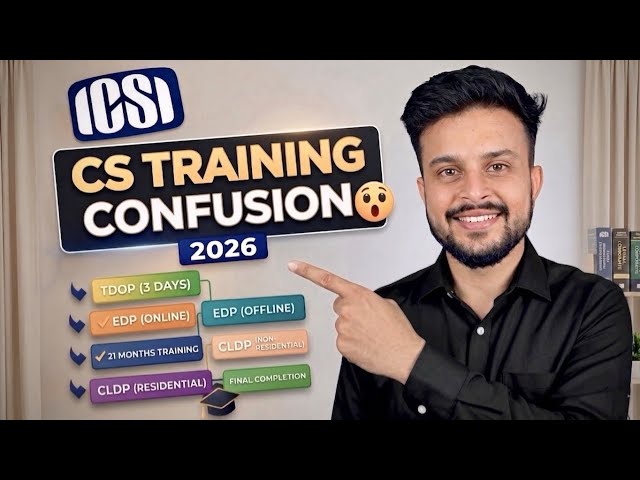 ICSI TRAINING details 2026 | Fees, Eligibility, Duration etc. | As per latest training Guidelines