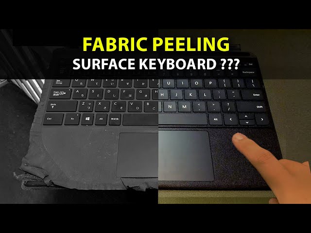 How to fix / repair surface keyboard fabric peeling - Step By Step
