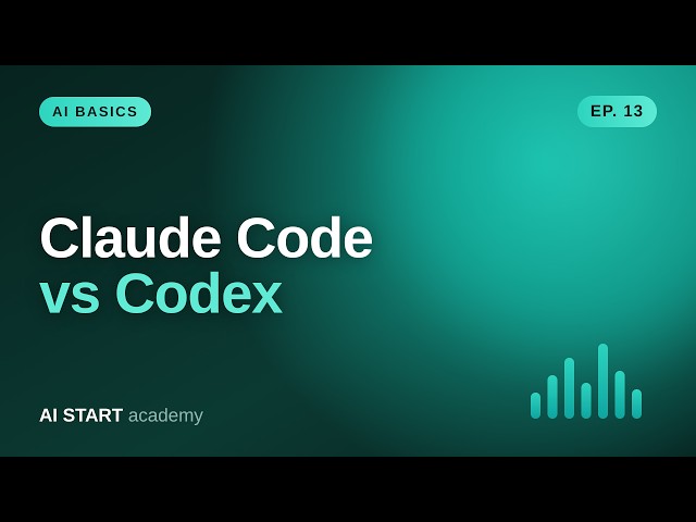 Claude Code vs Codex: Build Apps Without Coding | AI Basics #13