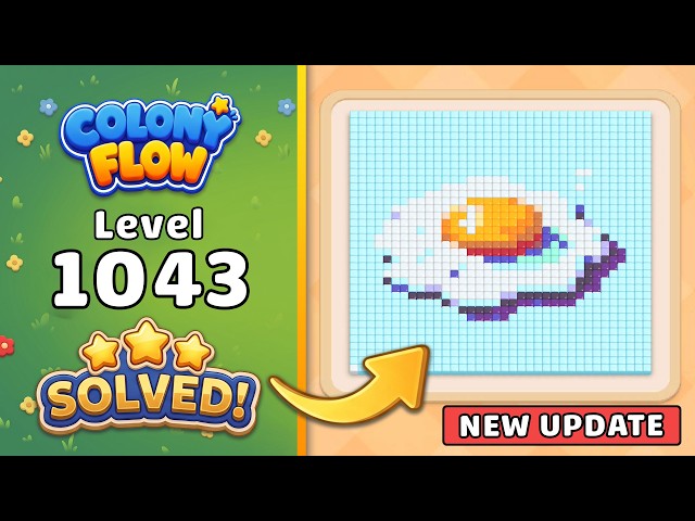 Colony Flow! Level 1043 Walkthrough 🐜 | ABI GAMES Solution & Gameplay 🧩 (New Update)