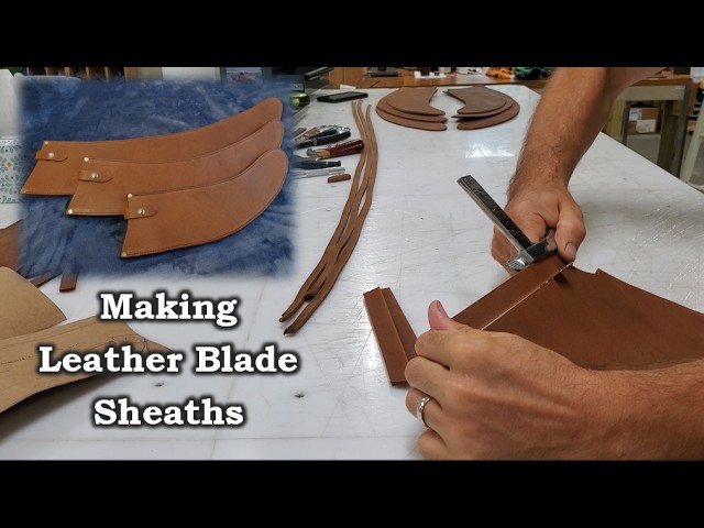 Making Leather Blade Covers