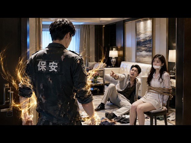 美女總裁被惡少綁架強逼脫衣，窮保安如戰神降臨一拳打飛惡少，下一秒身分曝光無極門少掌門身分，惡少家一夜破產，美女總裁當眾跪求求娶！