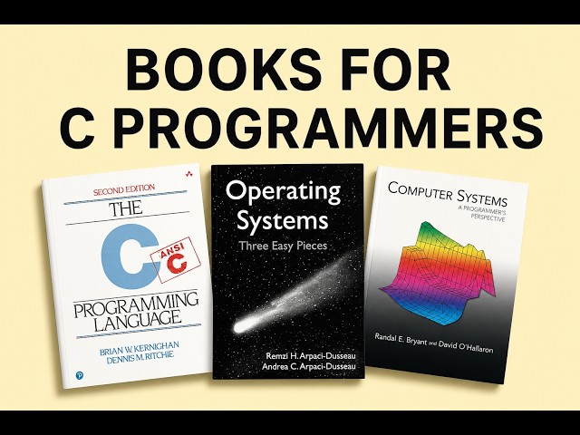 Top 3 Books Every C Programmer Should Read