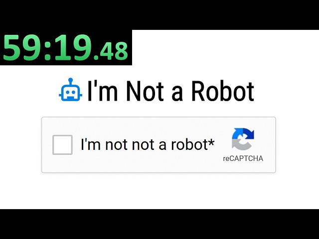 Speedrunning the World's Hardest Captcha