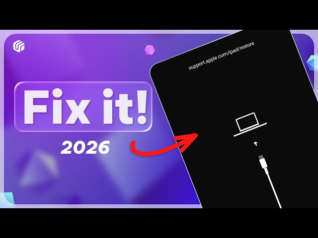 iPad Stuck on support.apple.com/iPad/Restore? Here’s the Fix! (2026 Giude)