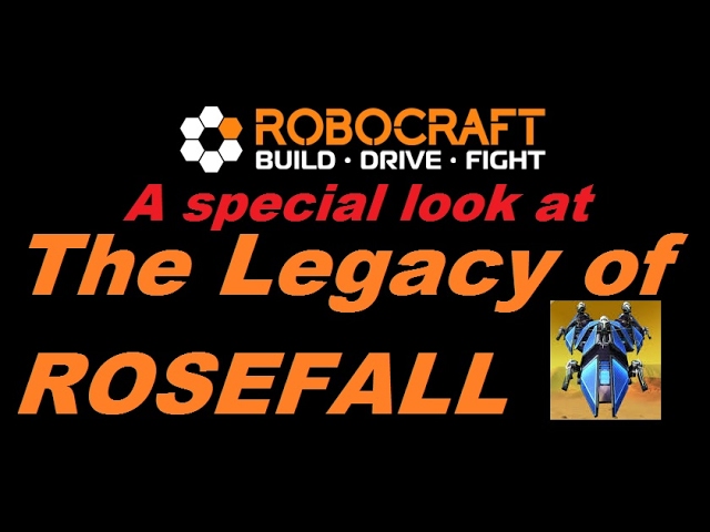 Robocraft - The Legacy of ROSEFALL (bots found in the CRF)