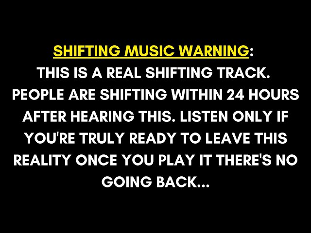 MUSIC TO SHIFT REALITIES FAST AND EASILY!