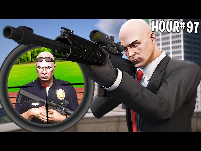 I Spent 100 Hours as Hitman in GTA 5 RP..